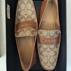 Coach Mott Driver Signature G2983 Mens Size 12 D In Box