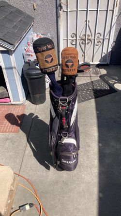 Golf Men’s LH TaylorMade Drivers Tour Model IV Irons Srixon Bag