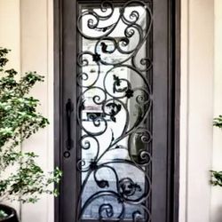 Custom Maid Main Entry Iron Doors 