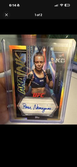 UFC Knockout Rose Auto 4/8