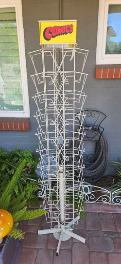 Comic Book Spinning Display Stand