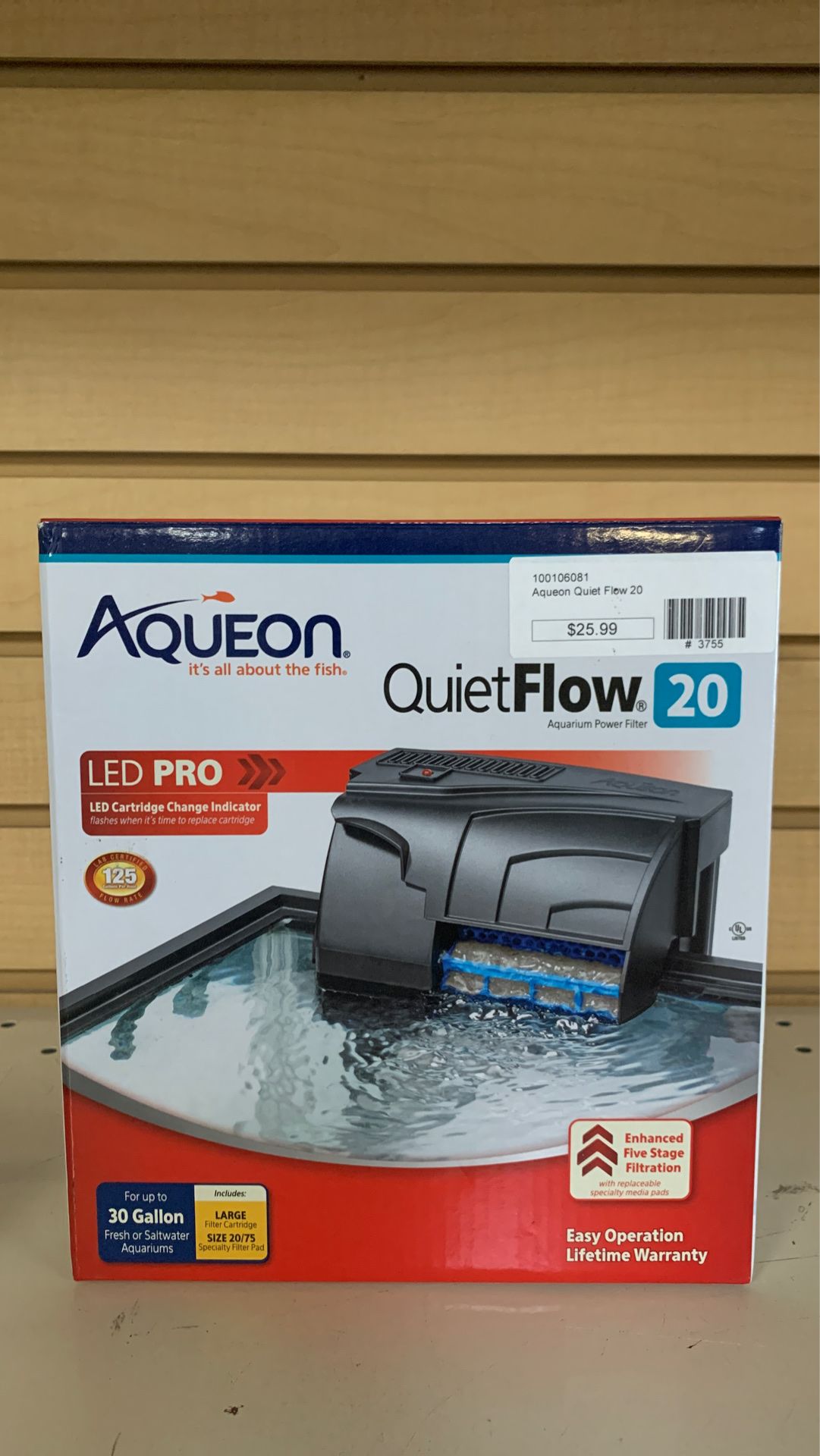 Aqueon Quiet Flow 20 / Aquarium Power Filter