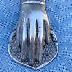 ANTIQUE ART NOUVEAU VICTORIAN LADY DESK ART PAPER BILL CLIP HOLDER RARE
