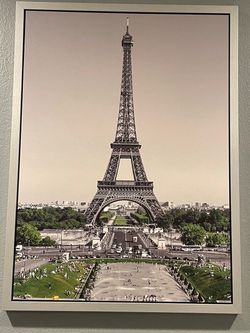 Framed Eiffel Tower Picture