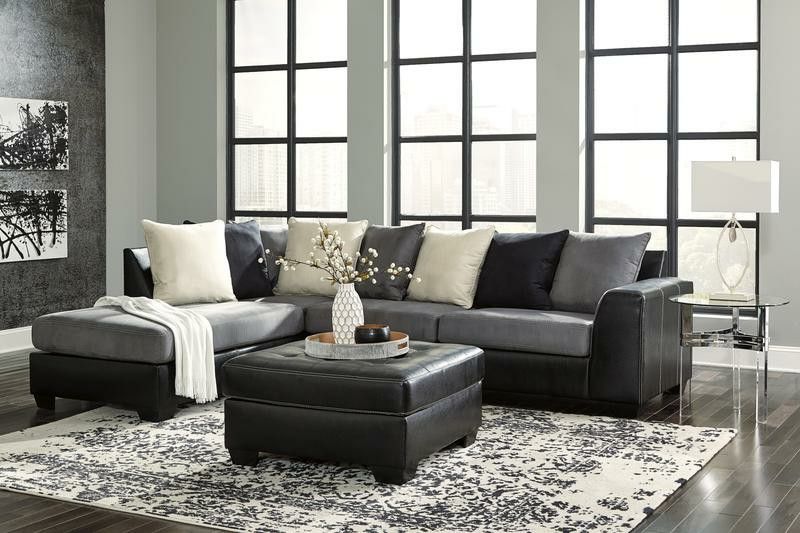Jacurso Charcoal LAF SectionalAshley ❤️ ❤️& couch, living room, sofa👍