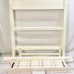 Solid Wood , Full size, Loft Bed , White *Free Delivery & Assembly*