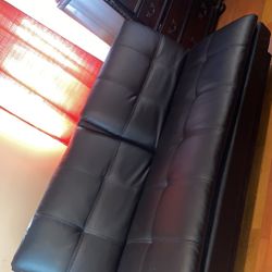 Leather Futon Sofa