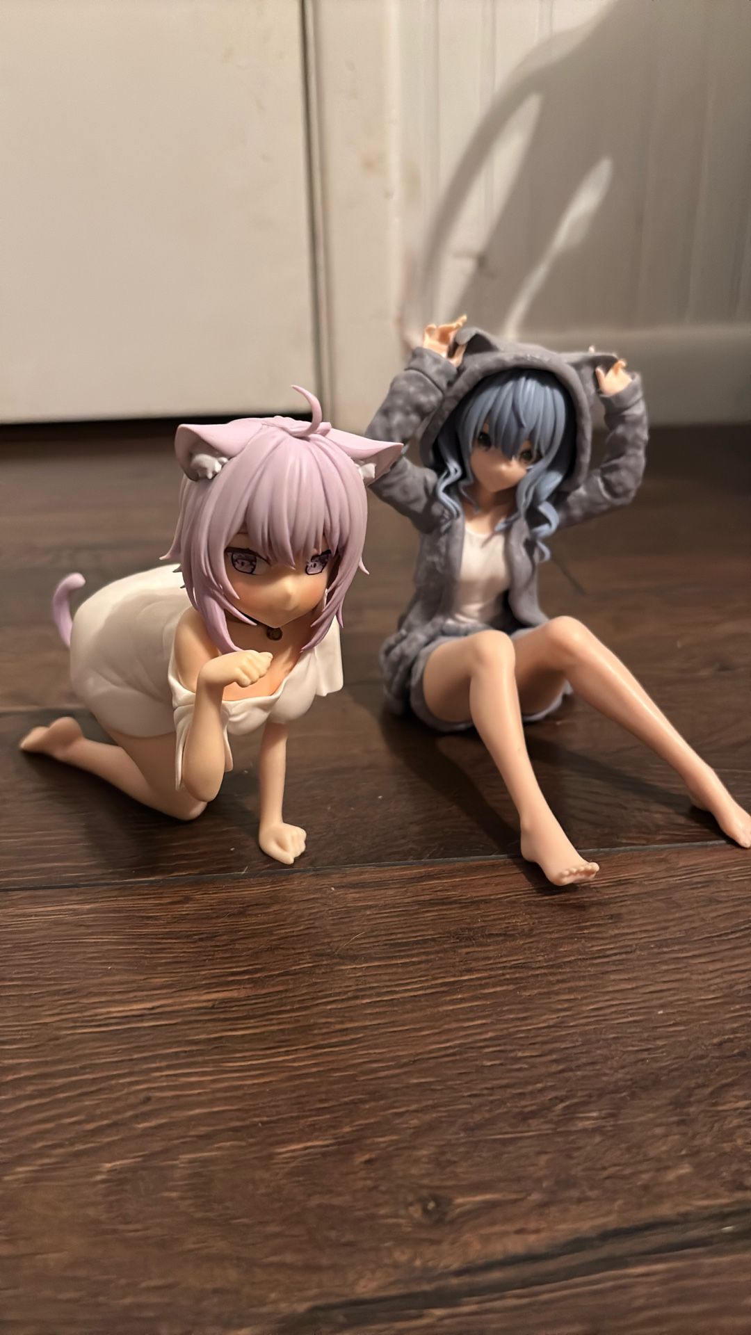 Duel Anime Girl Figures (cat Girls) Toes