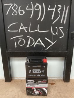 New Motorcycle Scooter Batteries 