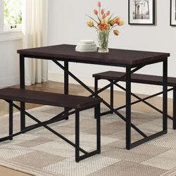 3 PCS Nayarit Collection Metal dining table set-available in 2 colors . Hotbuy! Now 249.00 Free Delivery 🚚