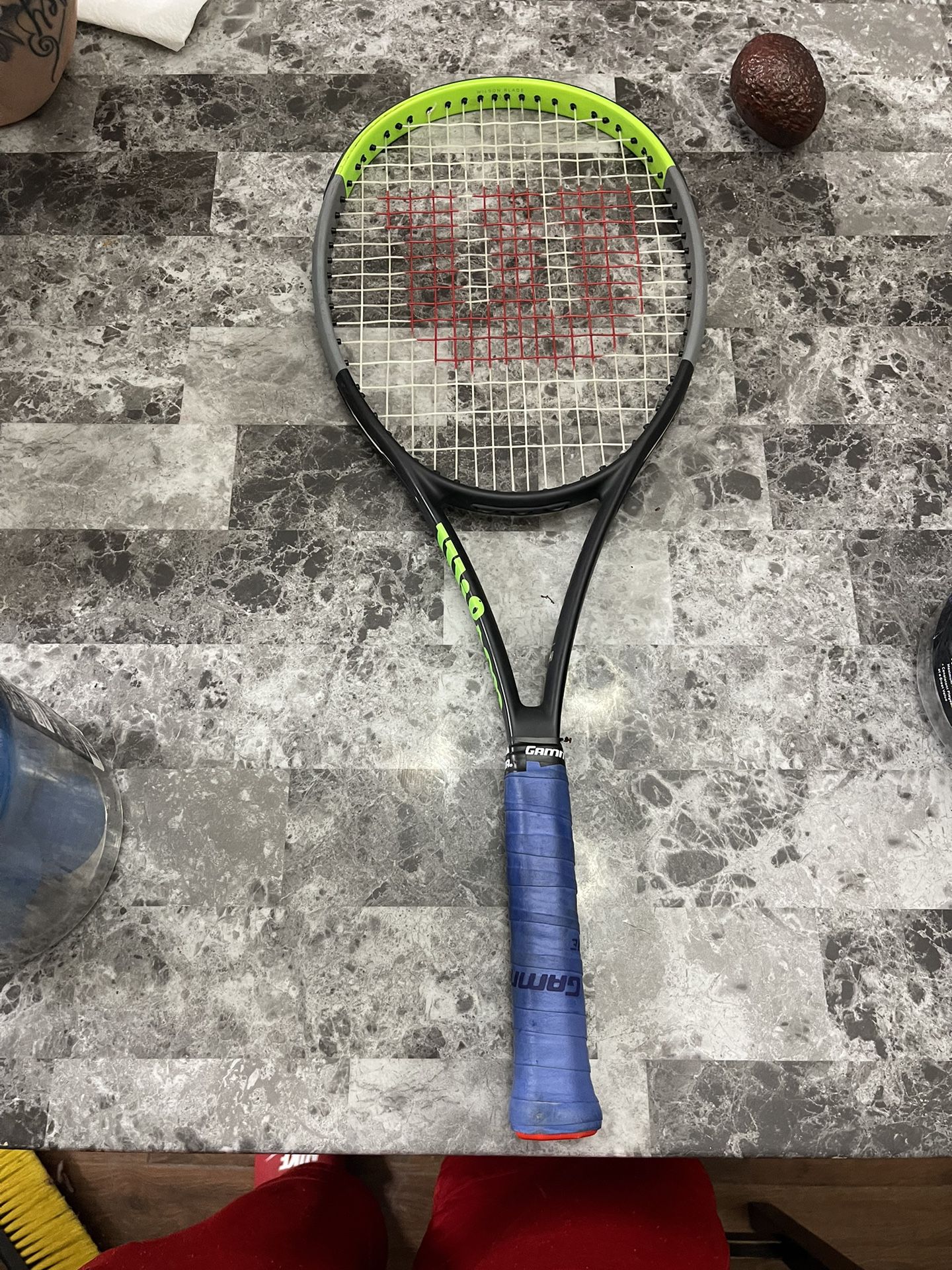 Wilson Blade Tennis Racket With 2 12 Pack Racquetballs