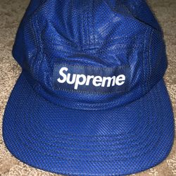 Supreme Blue Box Logo Camp Cap