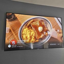 Samsung 65” Inch 4k Smart Tv