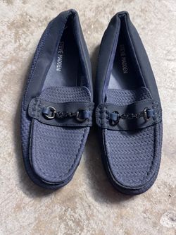 Steve Madden Navy Blue Loafers
