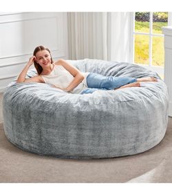 Large foam bean bag chair