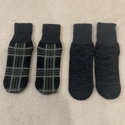 NEW 2 Pairs Mens Slipper Socks