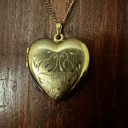 Handcarved “Doves” Locket