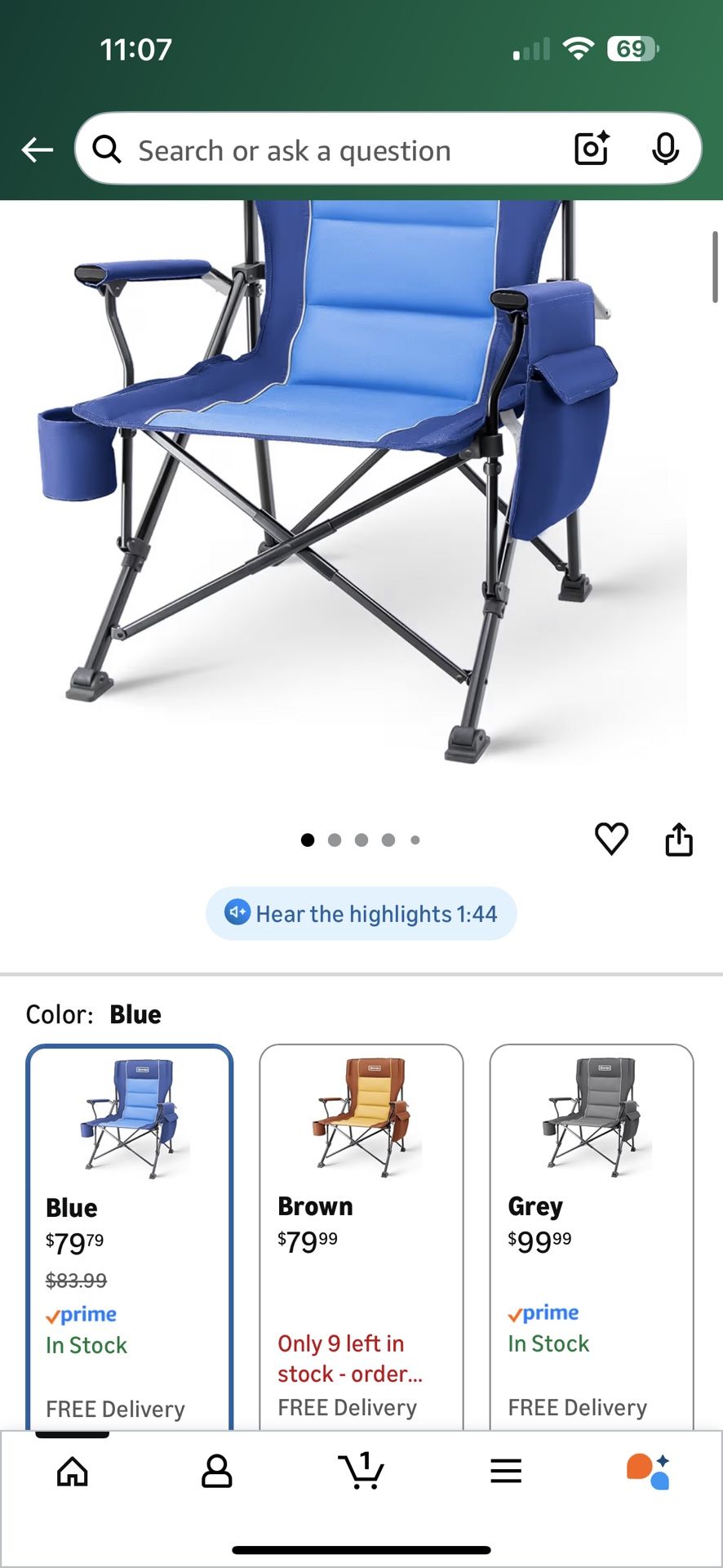 Foldable chair