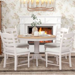 4 Person Marion Wood Dinning Room Table 