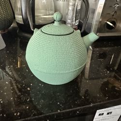 cast iron loose leaf tea kettle