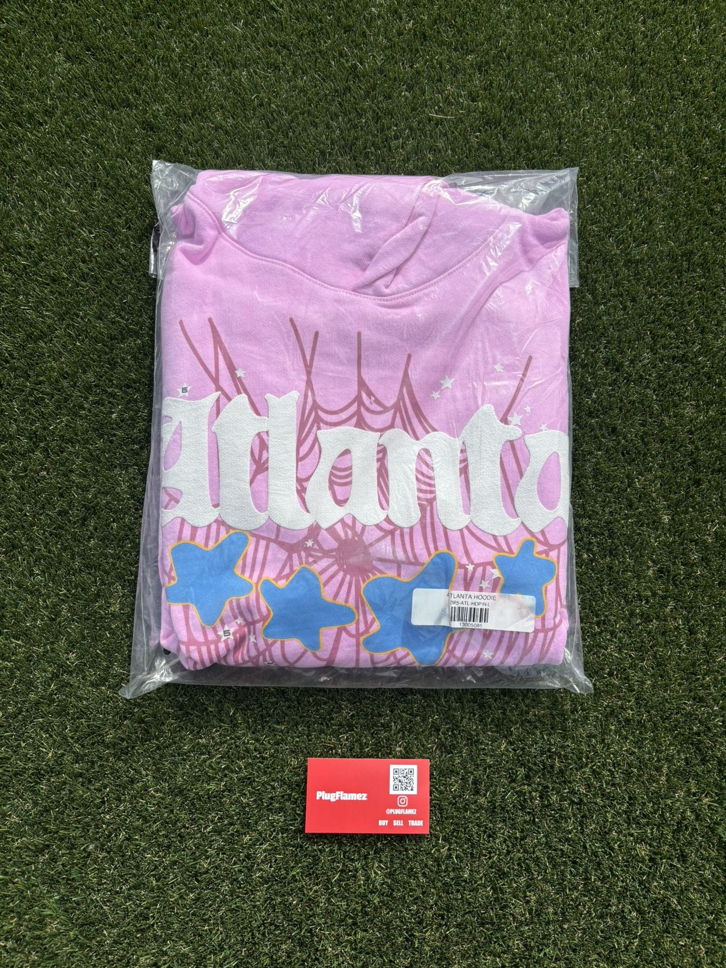 Sp5der Hoodie Pink ATL