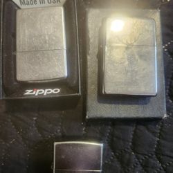 3 Zippos