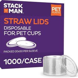 1000ct. Clear Plastic Lids (LIDS ONLY)