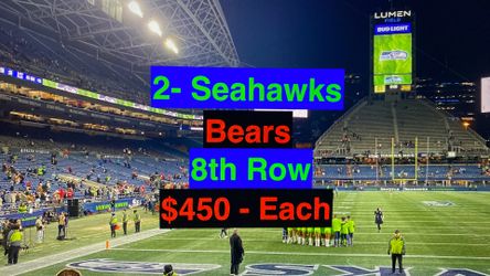 Seahawks Bears Tickets