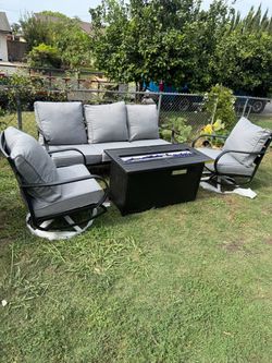 Patio sofa set