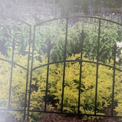 Garden no-dig Black Metal Fence ( 86 feet)
