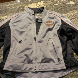 Harley padded riding jacket women’s large