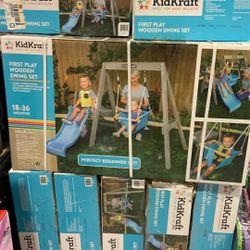 Kidkraft Wooden Swing Set