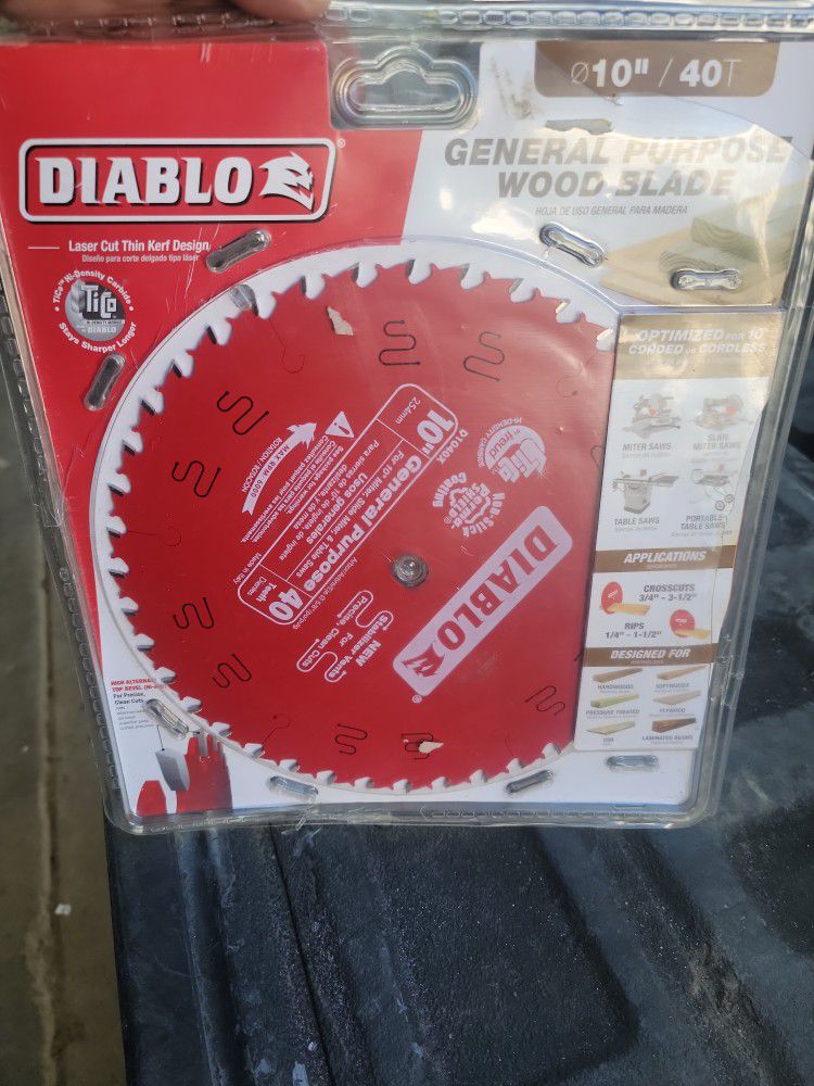 Diablo 10-in X 40-teeth General Purpose Saw Blade For Wood
