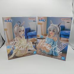 Banpresto Relax Time prize figures of Oguri Cap and Tamamo Cross from Uma Musume: Cinderella Gray set!