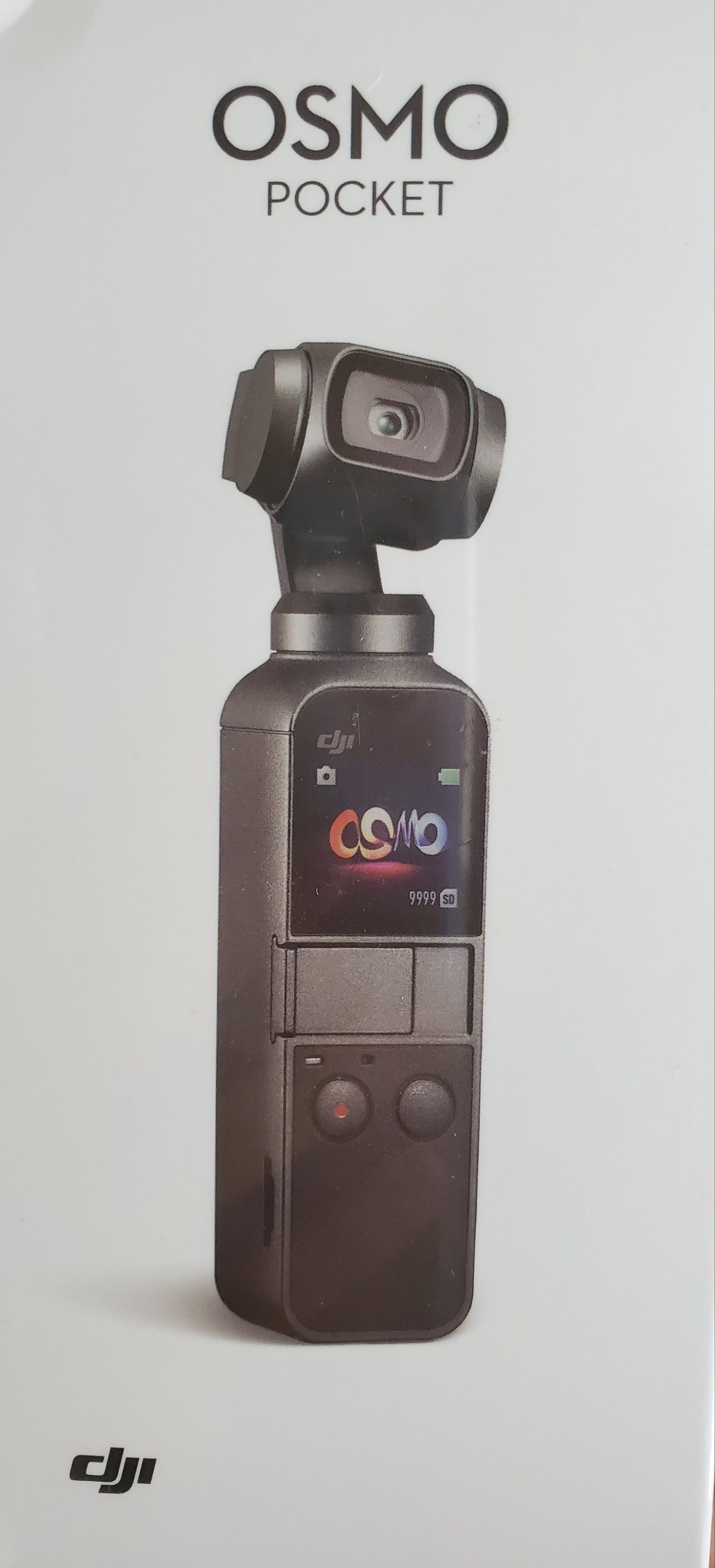 New DJI Osmo Pocket - Handheld 3-Axis Gimbal Stabilizer with integrated Camera 12 MP 1/2.3” CMOS 4K Video
