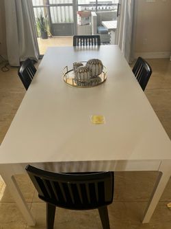 Modern Dining Set - Table + 4 Chairs - Must Go!