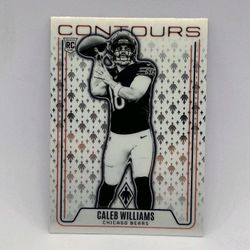 2024 Phoenix Caleb Williams CONTOURS ROOKIE CLEAN CARD 