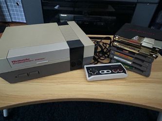 NES with Zelda 1 & 2 + extras