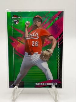2026 Topps Finest Chase Burns Rare Rookie /99