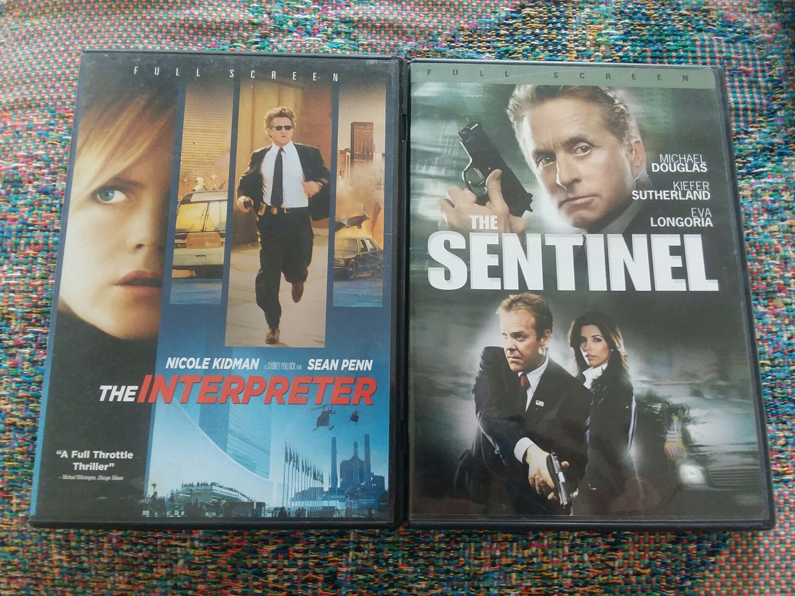 The Interpreter & The Sentinel Dvd Movie Set