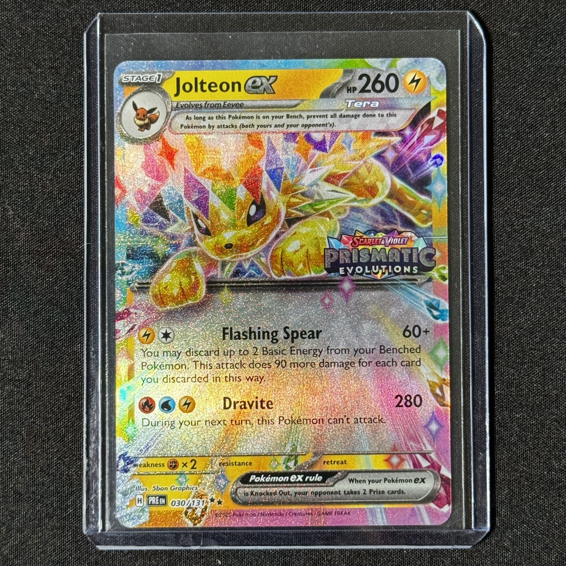 Jolteon EX | 030/131 | Holo Double Rare Holo | Mint Condition