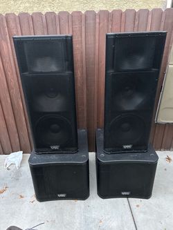QSC KW181 and KW153 (set of 4)