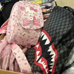 Wholesale leather anime backpacks/lunch box/blankets/Hoodies/T-shirts/Bluetooth speaker/electronic..