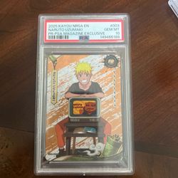 Naruto Uzumaki PSA magazine promo