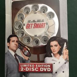 “Get Smart” Movie DVD Set With Shoe Phone Storage Case Complete 
