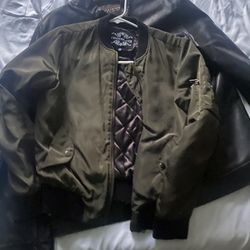 Chocolate bomber Jacket 
