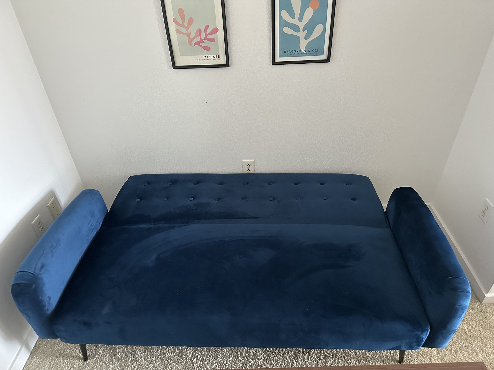 Blue Futon