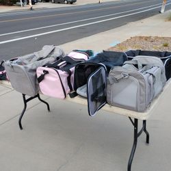 Assorted Small Dog And Cat Carriers