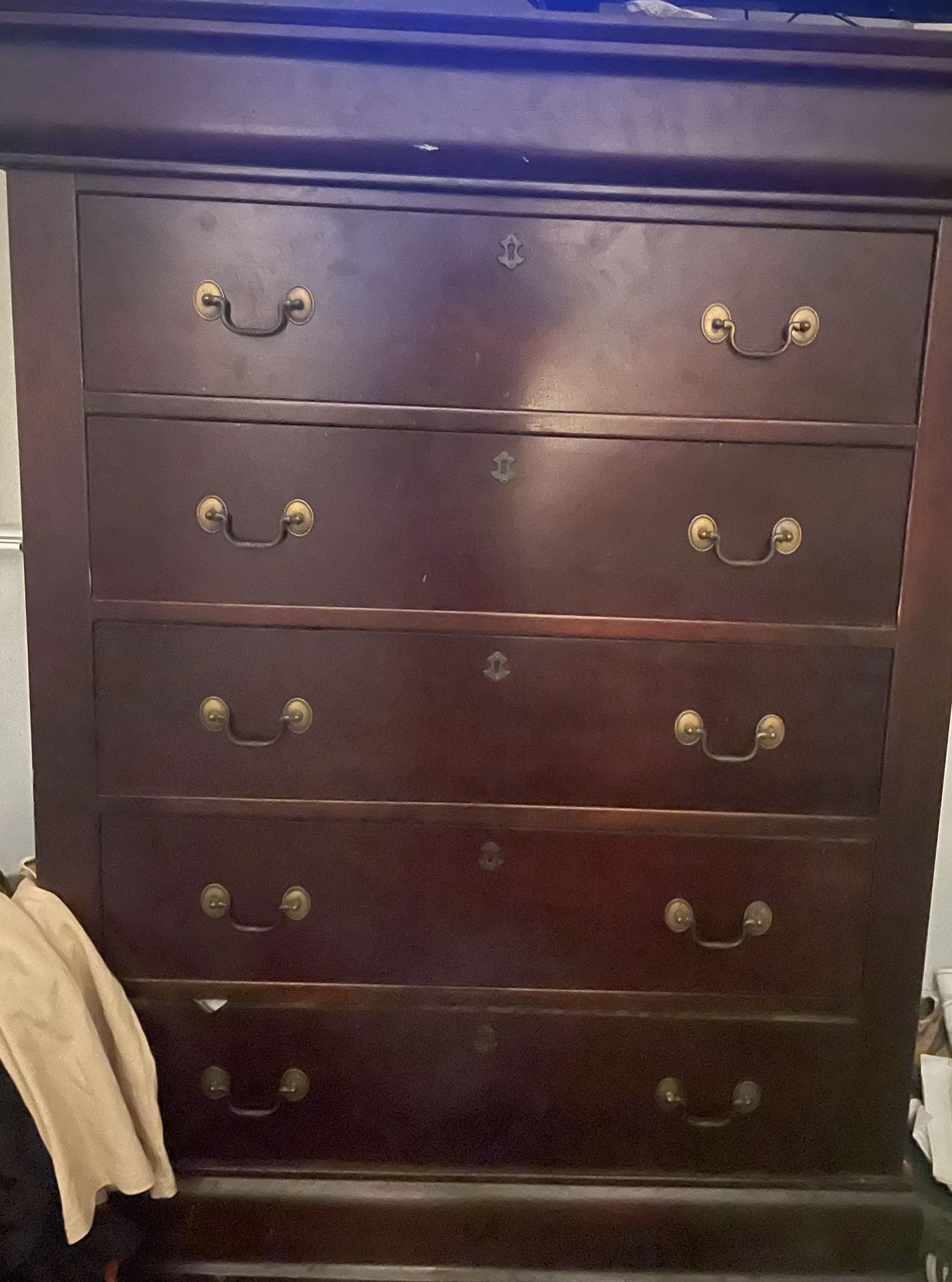 About 4 Foot In height - wooden Dresser 
