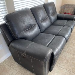Dual Motorized Recliner Sofa